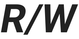 R/W Logo